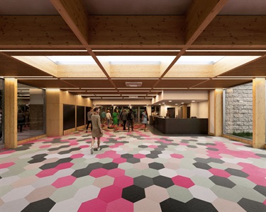 Artist impression of Karralyka foyer redevelopment