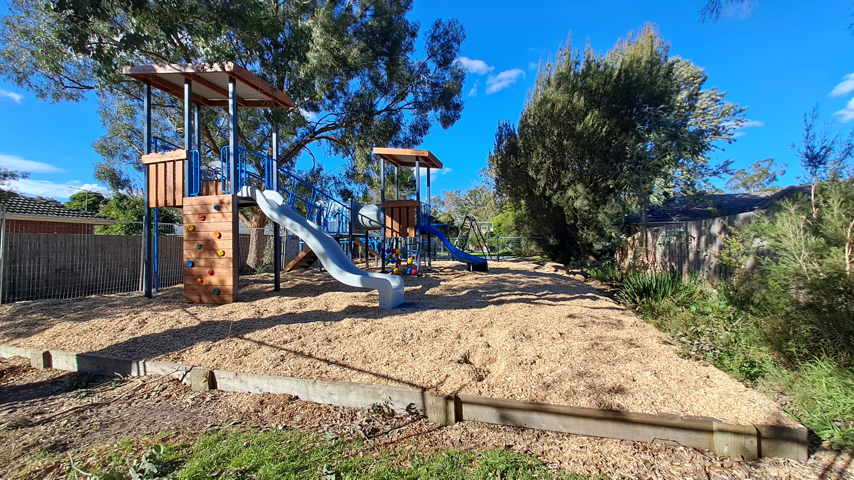 Bungalook Reserve playspace new slides