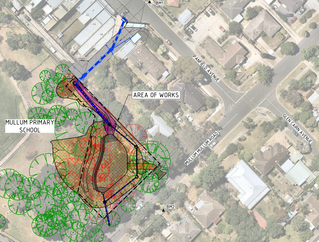 Mullum Mullum Road retarding basin